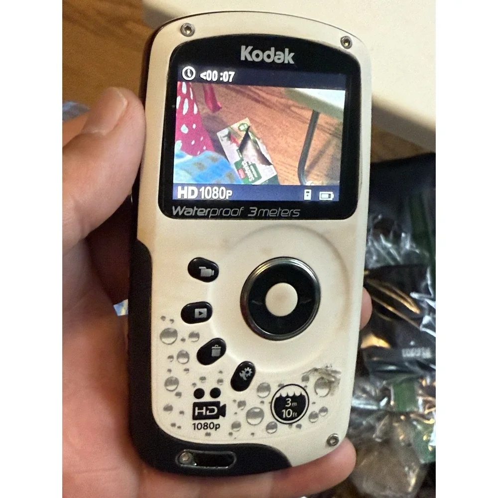 Kodak Play Sport‎ ZX3 Waterproof 1080p Camcorder Bundle With Case , Works Great